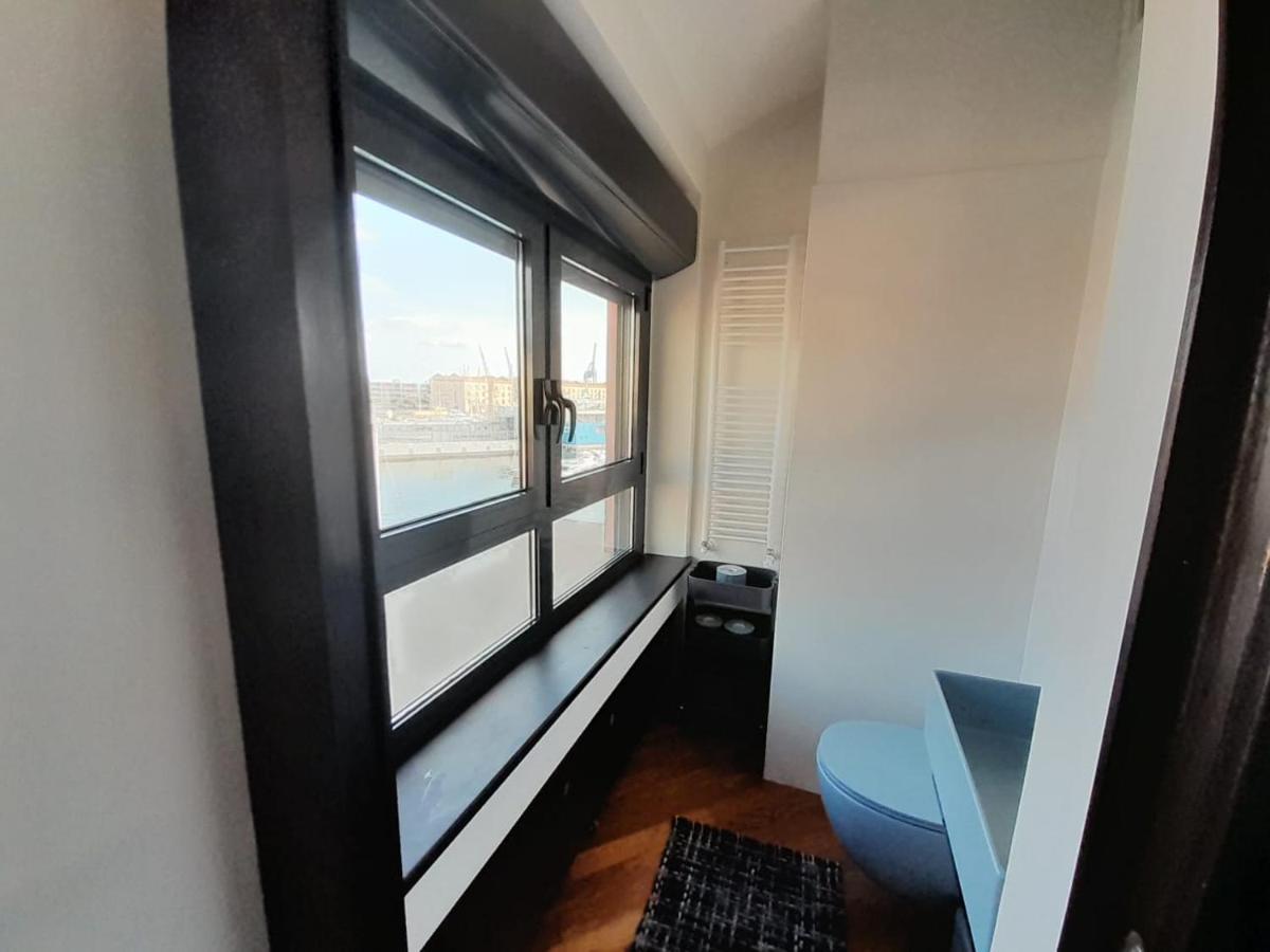 ジェノヴァBilocale Vista Mare Con Terrazzo-Porto Antico- Parcheggio Scontatoアパートメント エクステリア 写真